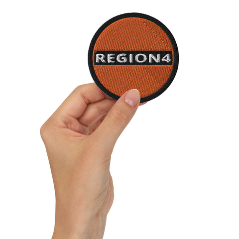 Region 4 Embroidered patches