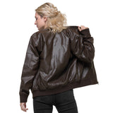 R4 Leather Bomber Jacket