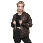 R4 Leather Bomber Jacket