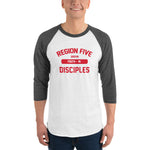 R5 3/4 sleeve raglan shirt