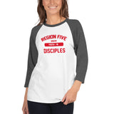 R5 3/4 sleeve raglan shirt