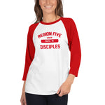 R5 3/4 sleeve raglan shirt