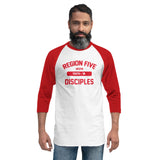 R5 3/4 sleeve raglan shirt