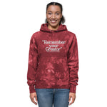 "Remember Your Creator" Unisex Champion tie-dye hoodie