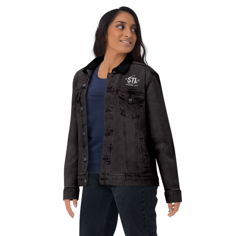 STL- Unisex denim sherpa jacket