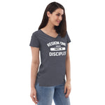 R1 Women’s recycled v-neck t-shirt